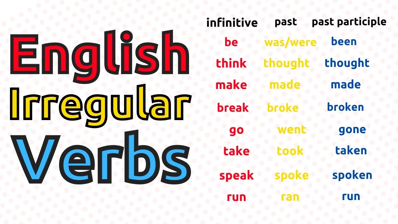 Irregular Verbs In English More Than 40 Powerful Examples